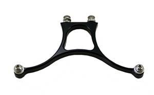 Fender Eliminator Tag Bracket Hanger, Fits Yamaha YZF R1 (04-08), Anodized Black (Product Code: A4352AB)