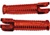 Billet Aluminum Red Front Foot Peg Set - for Suzuki Hayabusa- (99-Present) Models (product code #A5020R)