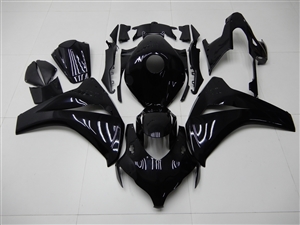 Motorcycle Fairings Kit - 2008-2011 Honda CBR1000RR All Black Fairings | B1000