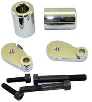 Triple Chrome Billet Aluminum Frame Sliders for Yamaha R6 S (03-09) (product code# CA2546)