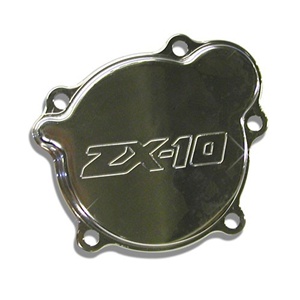 Triple Chromed Kawasaki ZX10 (04-05) Stator Cover "Engraved" (product code #CA2908)