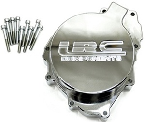 Triple Chromed Honda CBR600F4 & F4i Billet Stator Cover Engraved with LRC (product code# CA2915LRC)