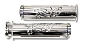 Triple Chromed R6 (99-02) Straight Grips  (product code# CA2946)