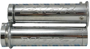 Triple Chromed Straight Grips for Kawasaki ZX6R (product code# CA2973)