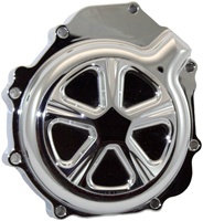 Triple Chromed (05-08) Suzuki GSXR1000 Stator Cover, NEW STYLE. (product code# CA2990N)