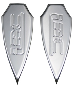 Triple Chromed Mirror Caps GSXR1000 (05-08), GSXR 600/750 (06-10)  (product code #CA3014LRC)