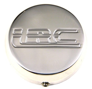 TRIPLE CHROMED ZX10 & ZX14 (06-07) YOKE CAPS ALUMINUM, WITH "LRC" ENGRAVED (product code # CA3059LRC)
