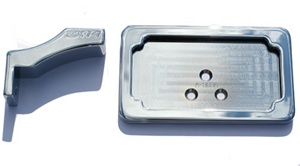 KAWASAKI ZX-14 (06-11) PEG MOUNT LICENSE PLATE BRACKET (TRIPLE CHROME) (PRODUCT CODE #CA3063)