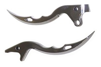 Triple Chromed Brake and Clutch Blade Lever Set Billet Aluminum For Hayabusa (99-Present) (product code #CA3116CA3117)