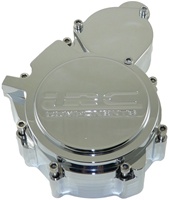 Triple Chromed SUZUKI GSXR 600/750 (06-Present) STATOR COVER, Engraved with LRC  (Product Code #CA3174LRC)