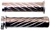 Triple Chromed Straight Grips With Swirled Design & Flat Ends for Honda (product code# CA3246)