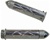 Triple Chromed Straight Grips With Criss Cross Design & Pointed Ribbed Ends for Honda (product code# CA3247PR)