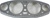 Triple Chrome Hayabusa Gauge cover with diamond cut design (99-07) (product code #CA3696)