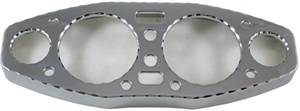 Triple Chrome Hayabusa Gauge cover with diamond cut design (99-07) (product code #CA3696)