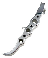 Chrome Short Billet Aluminum Kickstand, Exotic Style.  Fits HONDA CBR 929/954 (ALL YEARS) (product code: CA4000S)