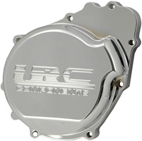 Triple Chrome Billet Stator Cover (left side) fits Kawasaki, Engraved with LRC ZX6R/636 (05-06) (product code: CA4031LRC)