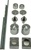 Triple Chrome Billet Spiked Axle Dress-Up Kit for Kawasaki ZX-14 (06-10) (product code# CA4261)