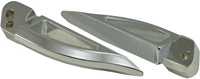 Blade Style Triple Chrome Rear Footpeg Set for Suzuki Hayabusa 99-07 (product code: CA4262)