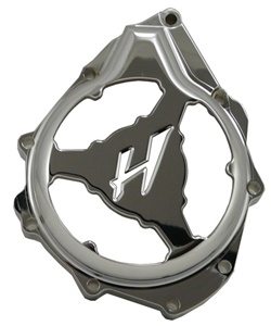 Hayabusa Stator Cover with Window, Triple Chrome (99-Present) (product code# CA4310H)