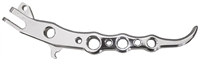 Anodized CHROME Exotic Long Kickstand fits GSXR 1000 (09-Present) (product code: CA4332)