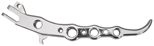 Anodized CHROME Exotic Long Kickstand fits GSXR 1000 (09-Present) (product code: CA4332)