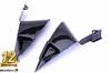 Honda CBR600RR 2007-2012 100% Carbon Fiber Side Panels Triangle Inserts