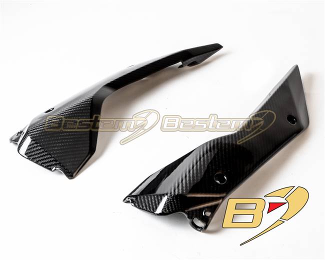 KTM Superduke 1290 GT 2019-2022 Carbon Fiber Fuel Tank Side Covers Fairing Twill