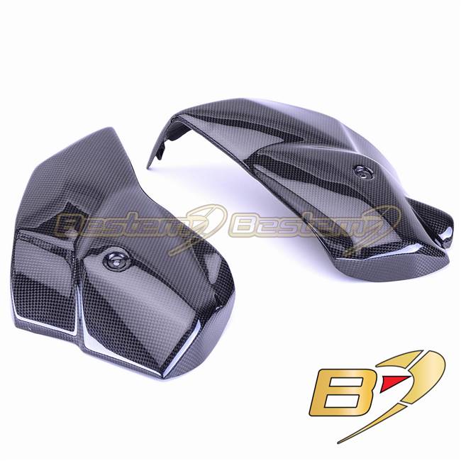 Triumph Tiger 800 100% Carbon Fiber Lower Radiator Covers (Left + Right)