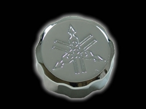 YAMAHA ENGRAVED FRONT BRAKE RESERVOIR CAP CHROME