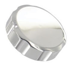 FRONT BRAKE RESERVOIR CAP CHROME NO ENGRAVING