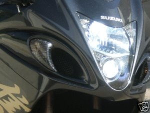 Suzuki Hayabusa Front Turn Signals - Smoked