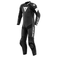 Men's Tosa 1-pc. Leather Suit Black/White by Dainese