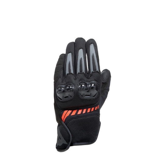 Mig 3 Air Tex Gloves Black/Red by Dainese