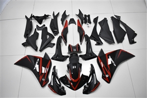 Motorcycle Fairings Kit - 11-14 Honda CBR250R Black/Red fairings | DSC0092