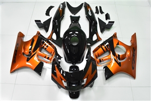 Motorcycle Fairings Kit - 1997-1998 Honda CBR600F3 Black/Orange Fairings | DSC0132