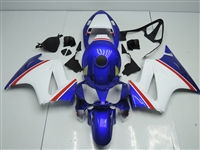 Motorcycle Fairings Kit - 2002-2012 Honda VFR800 Blue/White Fairings | DSCN2365