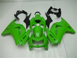 Motorcycle Fairings Kit - 2008-2012 Kawasaki Ninja250R Green Fairings | DSCN6617