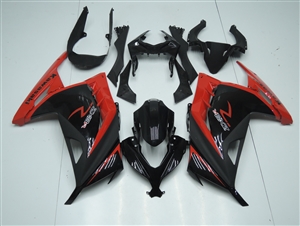 Motorcycle Fairings Kit - 2013-2017 Kawasaki Ninja300 Red/Black Fairings | DSCN9466