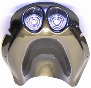 Charcoal Gray EuroTail for Hayabusa (99-07) With LED Lights (product code# EUROS101CH)