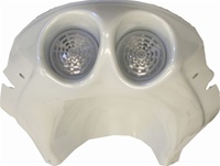 White EuroTail for Hayabusa (99-07) With LED Lights (product code# EUROS101WH)