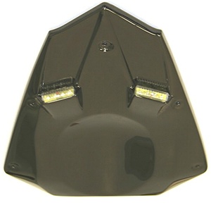 Painted "BLACK" EuroTail for ZX10 (04-05) with LED Lights Installed (Product Code #EurosZX100405B)