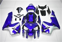 Motorcycle Fairings Kit - 2005-2006 Honda CBR600F5 Blue/Black Fairings | F503041