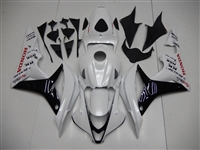 Motorcycle Fairings Kit - 2007-2008 Honda CBR600F5 White/Black Fairings | F507081