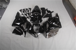 Motorcycle Fairings Kit - 2009-2012 Honda CBR600F5 Gloss Black Fairings | F509122