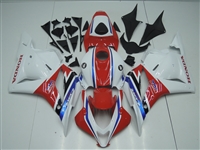 Motorcycle Fairings Kit - 2009-2012 Honda CBR600F5 Red/White Fairings | F509125