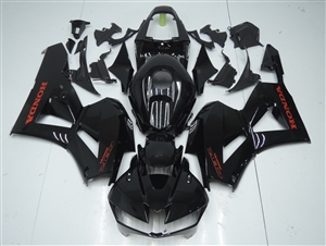 Motorcycle Fairings Kit - 2013-2020 Honda CBR600F5 Gloss Black Fairings | F513201