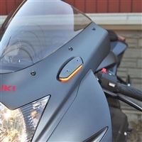 GSXR 600 750 1000 Mirror Block Off Turn Signals