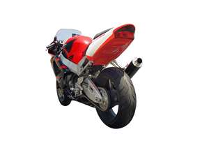 Hotbodies HONDA CBR929RR (00-01) ABS Undertail w/ License Plate Bracket Kit - Winning Red