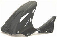 Space Black Painted Rear Tire Hugger with Chain Guard For Suzuki GSXR 1000 05-08 (product code #HUGSGSXR1K0506B)