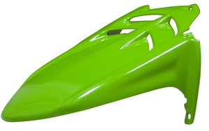 Lime Green Painted Rear Tire Hugger For ZX-6R (09-Present) (product code: HUGSZX6RLG)